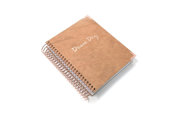 January 2024 Jewish Daily Planner: Brown Tyvek
