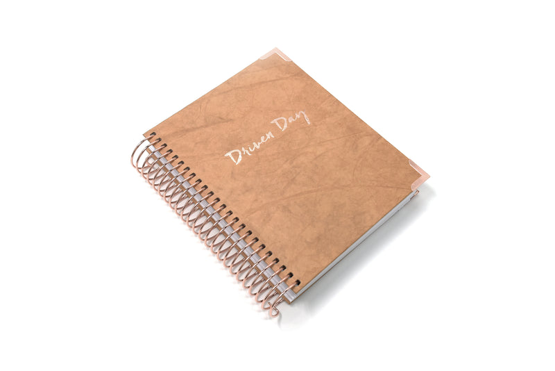 January 2024 Jewish Daily Planner: Brown Tyvek