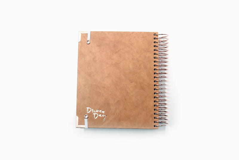 January 2024 Jewish Daily Planner: Brown Tyvek