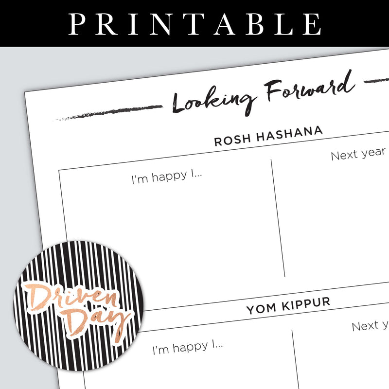 Looking Forward Printable