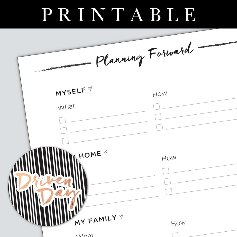 Goal Setting Overview Printable
