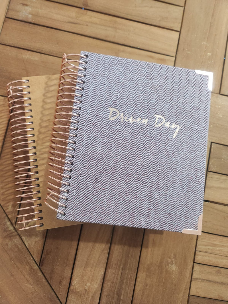 January 2024 Jewish Daily Planner: Brown Tyvek