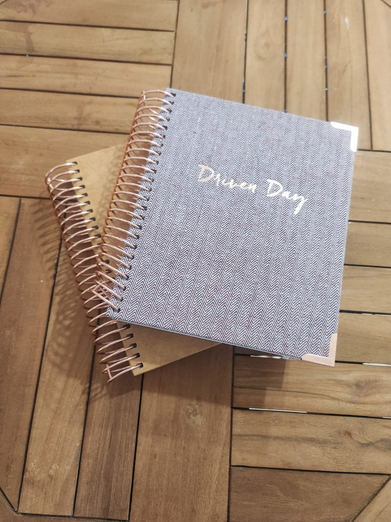 Driven Day Standard January 2024 Wire-bound Tweed Daily Planner- Achieve your Dreams and Prioritize Your Day With Daily, Weekly, and Monthly Views.