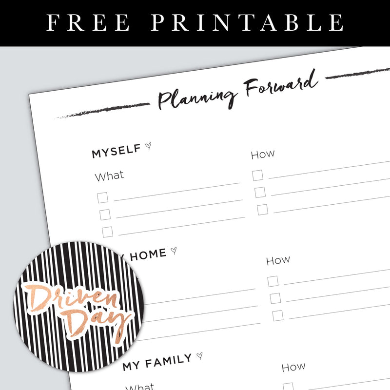 Goal Setting Overview Printable