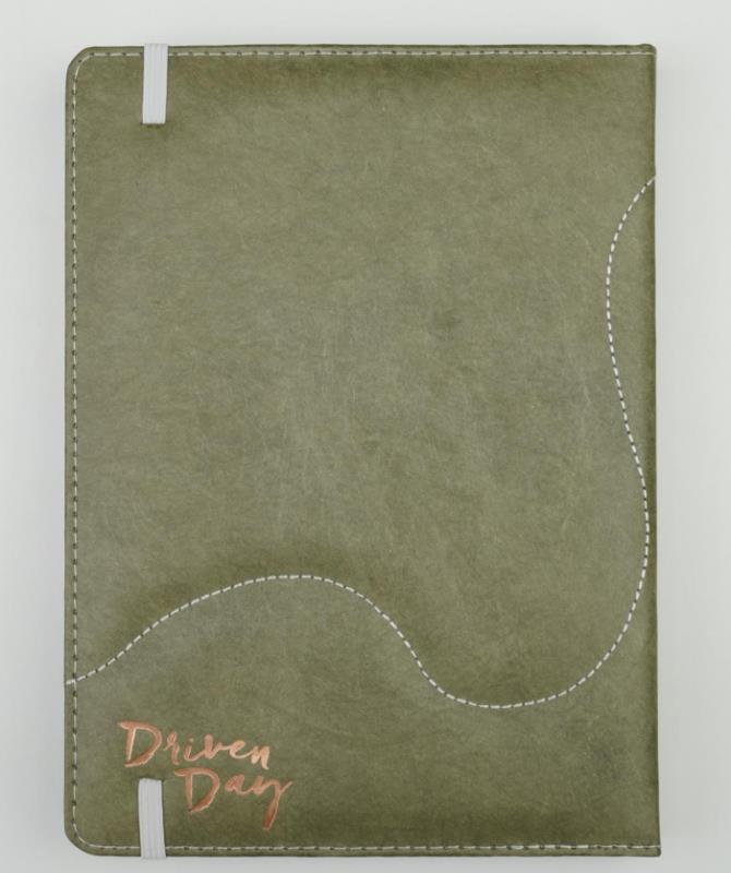 Green Tyvek Lined Journal- MG006