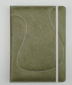 Green Tyvek Lined Journal- MG006